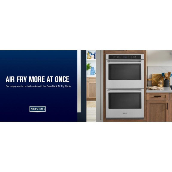 Maytag® 30-Inch Double Wall Oven with EvenAir™ True Convection System - 10.0 Cu. Ft. MOED4030TZ