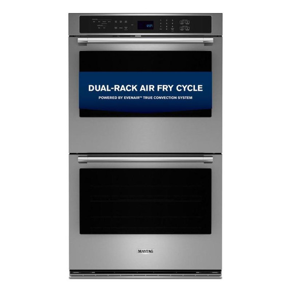 Maytag® 30-Inch Double Wall Oven with EvenAir™ True Convection System - 10.0 Cu. Ft. MOED4030TZ