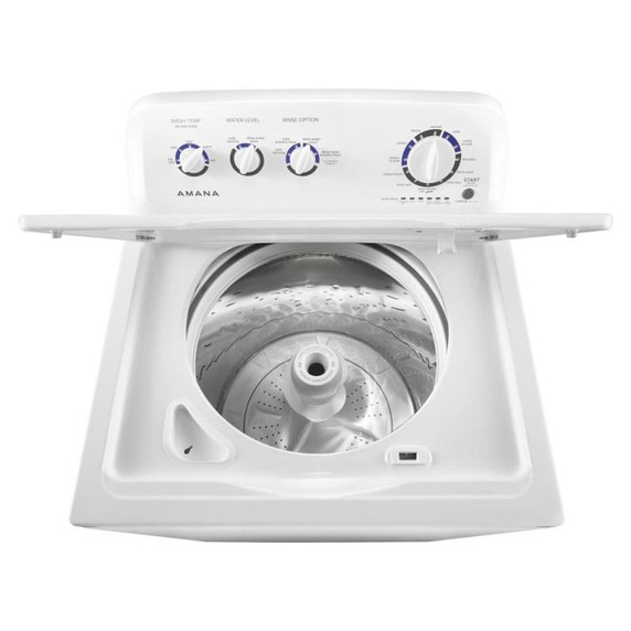 Open Box  Amana® 4.4 cu. ft. Top-Load Washer with High Efficiency Agitator NTW4519JW