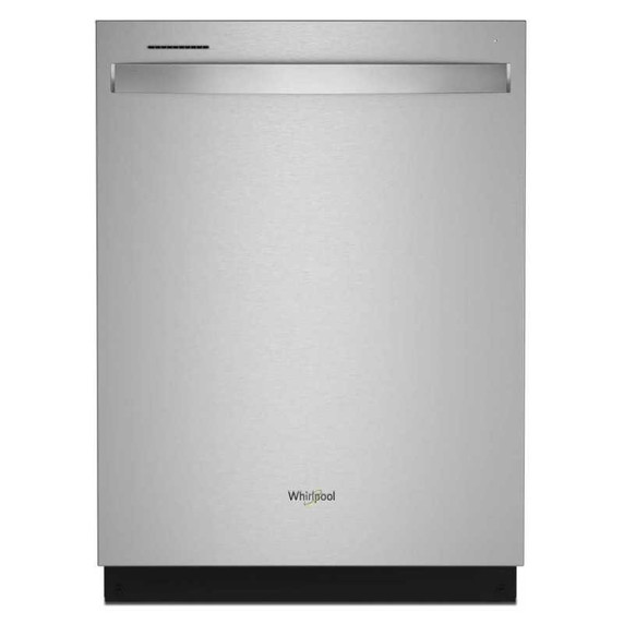 Open Box  Whirlpool® 24” Stainless Steel Dishwasher with AI Intelligent Wash and Tall Top Rack WDT740SALZ