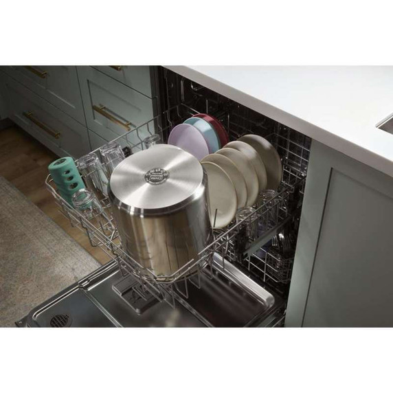 Open Box  Whirlpool® 24” Stainless Steel Dishwasher with AI Intelligent Wash and Tall Top Rack WDT740SALZ