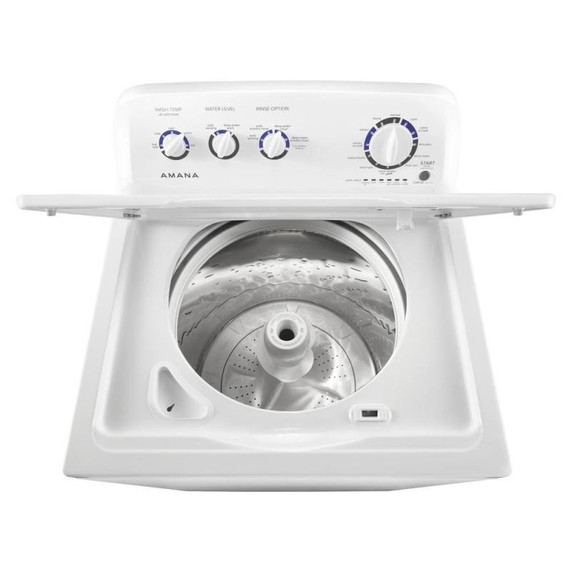 ** Open Box  Amana® 4.4 cu. ft. Top-Load Washer with High Efficiency Agitator NTW4519JW