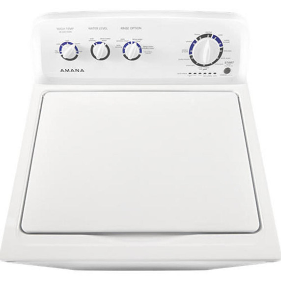 ** Open Box  Amana® 4.4 cu. ft. Top-Load Washer with High Efficiency Agitator NTW4519JW