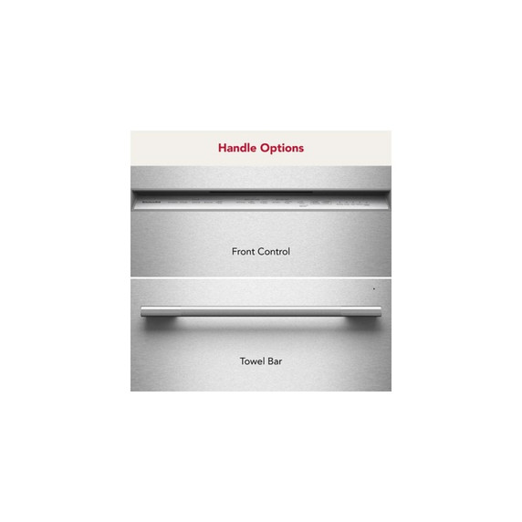 OPEN Box Kitchenaid® Third Level Jet Rack Dishwasher with 40+ Total Wash Jets, 41 dBA KDTS324SPS