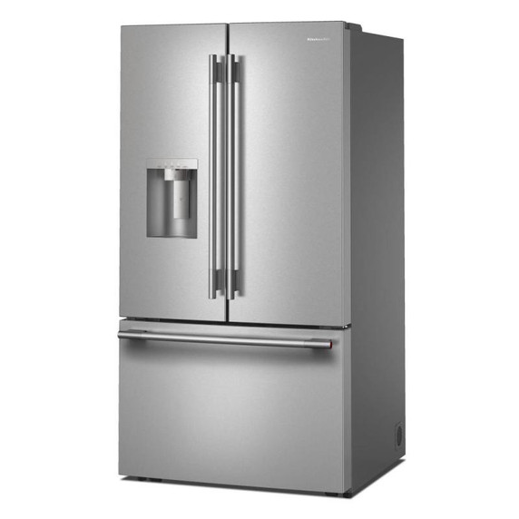 OPEN BOX Kitchenaid® 30 cu. ft. French Door Refrigerator with Exterior Water and Ice KRFF436SPS