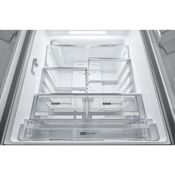 OPEN BOX Whirlpool® 36-Inch French Door Refrigerator with Ice Maker - 31 cu. ft. WRFF3136SZ