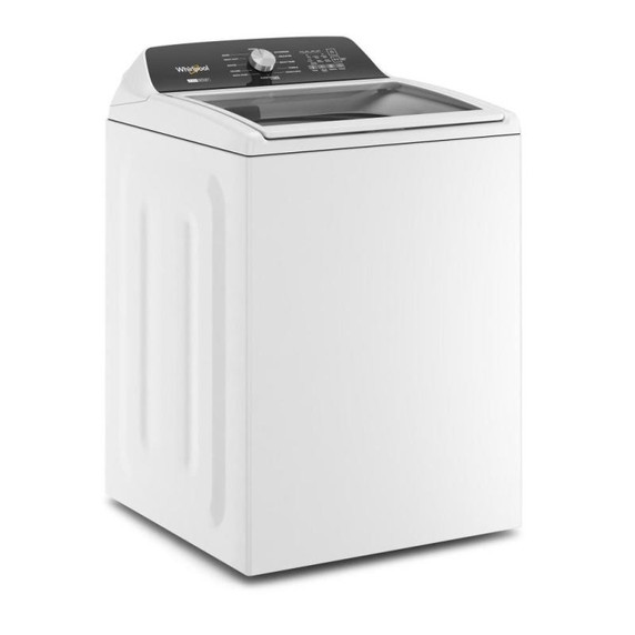 OPEN BOX Whirlpool® 5.4 - 5.5 Cu. Ft. I.E.C. Capacity Top Load Washer with Removable Agitator WTW5057LW