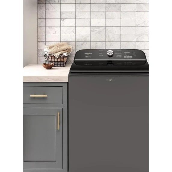 OPEN BOX 6.0-6.1 Cu. Ft. I.E.C. Whirlpool® Top Load Washer with Removable Agitator WTW6157PB