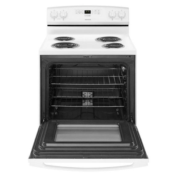 OPEN BOX 30-inch Amana® Electric Range with Bake Assist Temps YACR4303MFW