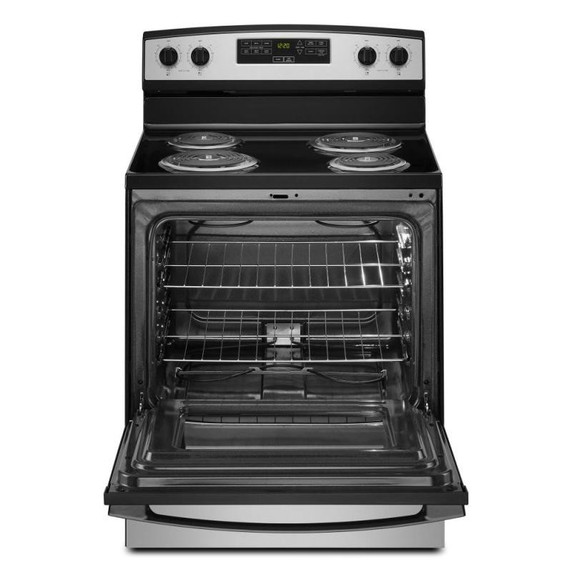 OPEN BOX 30-inch Amana® Electric Range with Bake Assist Temps YACR4303MMS