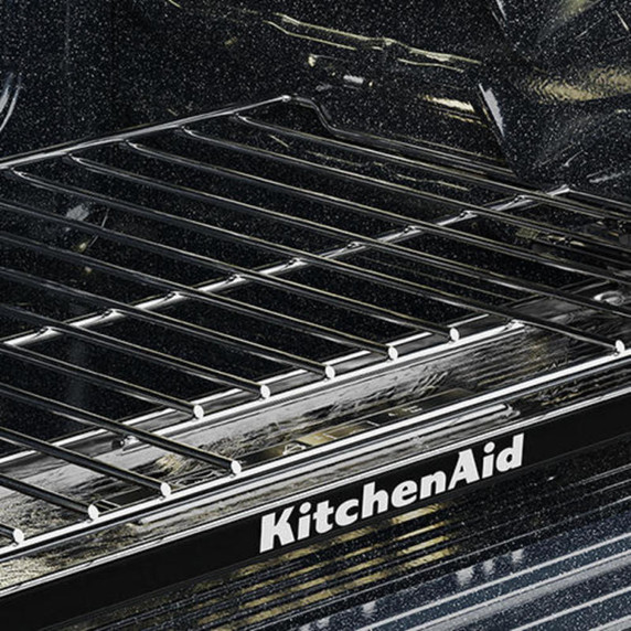 OPEN BOX Kitchenaid® 5.0 Cu. Ft. Smart Slide-in Gas Range with Convection Cooking Modes and 2-in-1 Burner KSGS530SPS