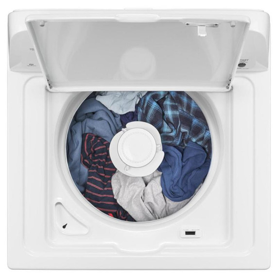 OPEN BOX Amana 4.0 cu. ft. Top-Load Washer with Dual Action Agitator NTW4516FW