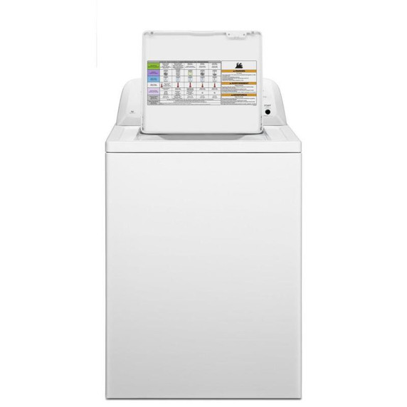 OPEN BOX Amana 4.0 cu. ft. Top-Load Washer with Dual Action Agitator NTW4516FW