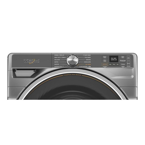 OPEN BOX Whirlpool® 5.8 cu. ft. I.E.C. Smart Front Load ENERGY STAR® Certified Washer with FreshFlow™ Vent System and Intelligent Wash WFW6720RR