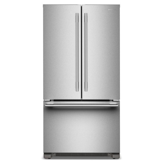 OPEN BOX Kitchenaid® 22 Cu. Ft. 36-Inch Counter-Depth French Door Refrigerator with Internal Water Dispenser KRFC136TPS