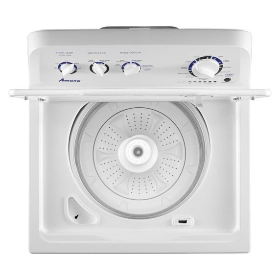 OPEN BOX Amana® 4.4 cu. ft. Top-Load Washer with High Efficiency Agitator NTW4519JW