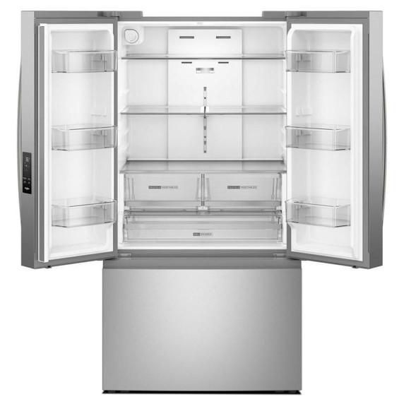 OPEN BOX Whirlpool® 36-Inch French Door Refrigerator with Interior Water Dispenser - 31 cu. ft. WRFF3336SZ