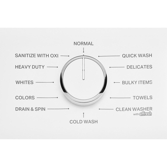 OPEN BOX 4.8 - 4.9 Cu. Ft. I.E.C. Whirlpool® Top Load Washer with 2-in-1 Removable Agitator. WTW4107SW