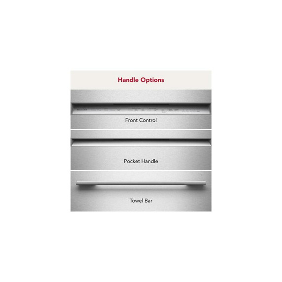 Open Box Kitchenaid® 360° Max Jets™ Third Rack Dishwasher with ProDry™ System, 44 dBA KDTS424SPS