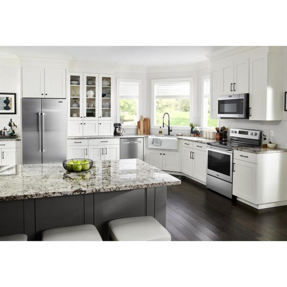 Open Box Maytag® 36-Inch Wide Side-by-Side Refrigerator - 25 cu. ft. MSS25N4MKZ