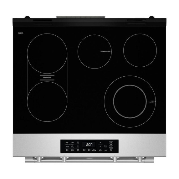 Open Box Maytag® 30-Inch Wide Slide-In Electric Range with Grill Mode and No Preheat Air Fry - 5.3 Cu. Ft. YMSES7030SZ