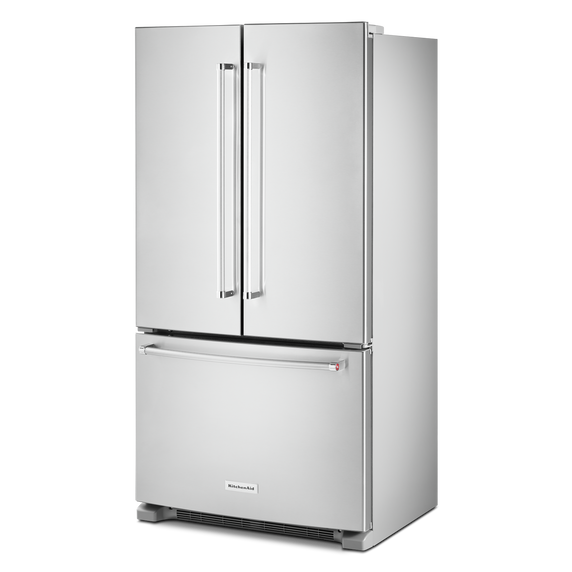 OPEN BOX 20 cu.ft. 36-Inch Width Counter-Depth French Door Refrigerator with Interior Dispense KRFC300ESS