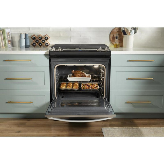 5.0 Cu. Ft. Whirlpool® Gas Range with Frozen Bake™ Technology WEG515S0LS