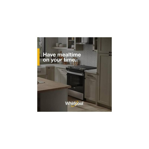 5.0 Cu. Ft. Whirlpool® Gas Range with Frozen Bake™ Technology WEG515S0LS