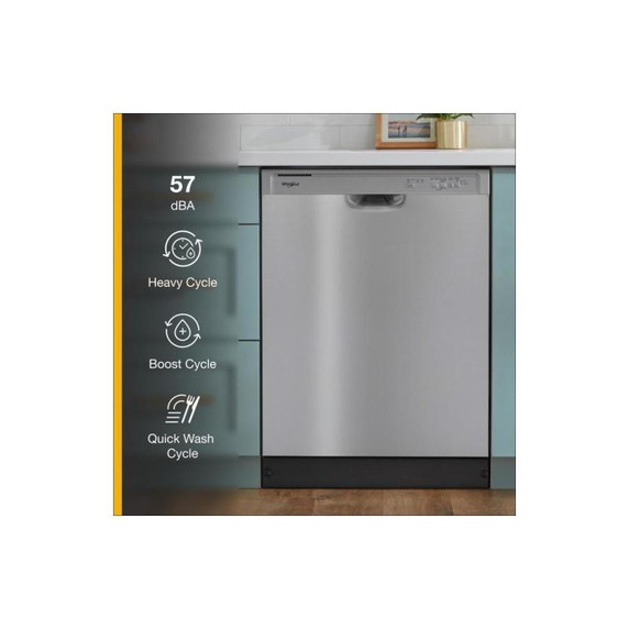 Whirlpool® Quiet Dishwasher with Boost Cycle WDF341PAPM