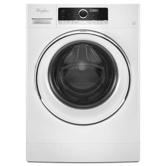 Whirlpool® 2.6 cu. ft. I.E.C. 24" Compact Washer with Detergent Dosing Aid option WFW5090JW Whirlpool® 2.6 cu. ft. I.E.C. 24" Compact Washer with Detergent Dosing Aid option WFW5090JW