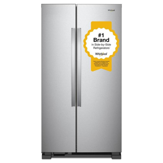 Whirlpool® 33-inch Wide Side-by-Side Refrigerator - 22 cu. ft. WRS312SNHM