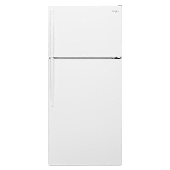 Whirlpool® 28-inches wide Top-Freezer Refrigerator with Optional Icemaker - 14 cu. ft. WRT314TFDW