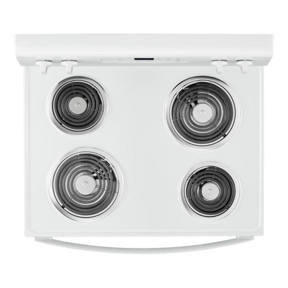 4.8 cu. ft. Whirlpool® electric range with Keep Warm setting YWFC315S0JW