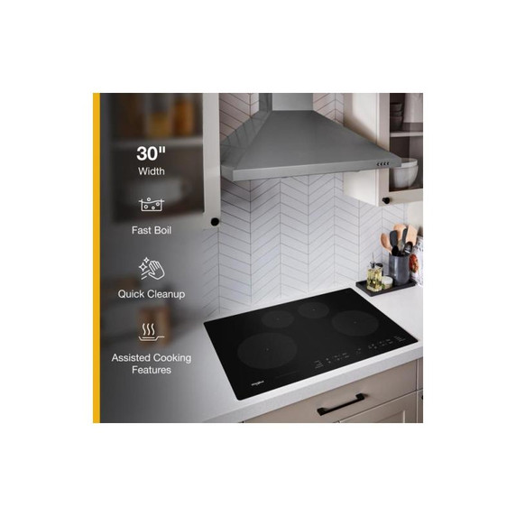 Whirlpool® 30-Inch Induction Cooktop WCI55US0JB