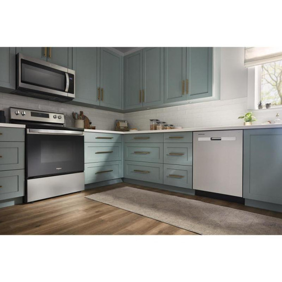 Whirlpool® Quiet Dishwasher with Boost Cycle and Pocket Handle WDP540HAMZ