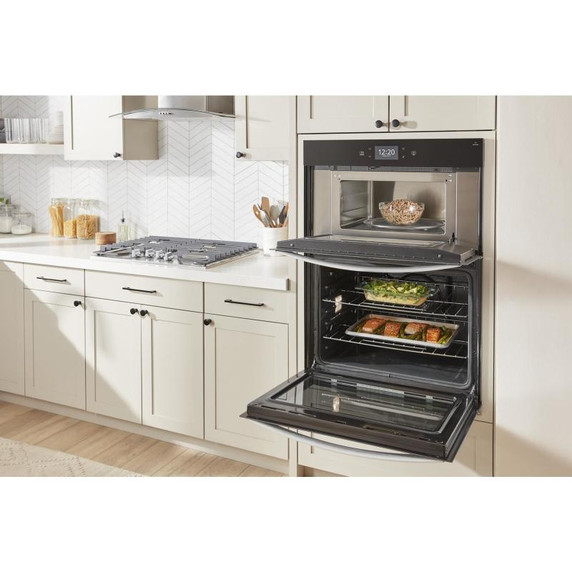 Whirlpool® 6.4 Cu. Ft. Wall Oven Microwave Combo with Air Fry WOEC7030PV