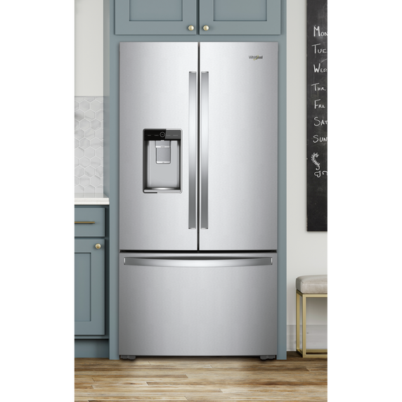 Whirlpool® 36-inch Wide Counter Depth French Door Refrigerator - 24 cu. ft. WRF954CIHZ