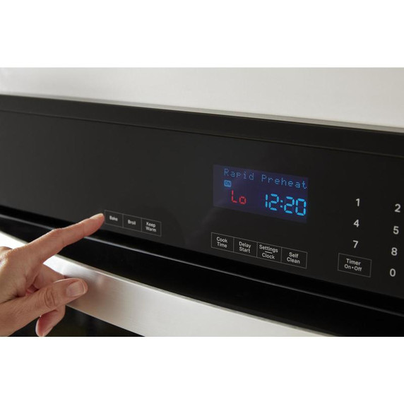 Whirlpool® 4.3 Cu. Ft. Single Self-Cleaning Wall Oven WOES3027LS