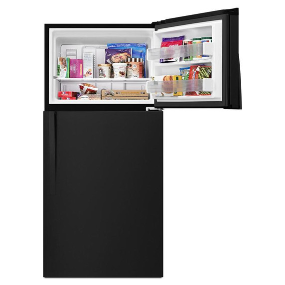 Whirlpool® 30-inch Wide Top-Freezer Refrigerator - EZ Connect Icemaker Kit Compatible- 19.2 cu. ft. WRT519SZDB