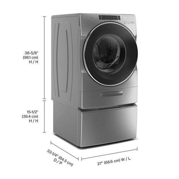 Whirlpool® 5.8 cu. ft. I.E.C. Front Load Washer with Load & Go™ XL Dispenser WFW8620HC