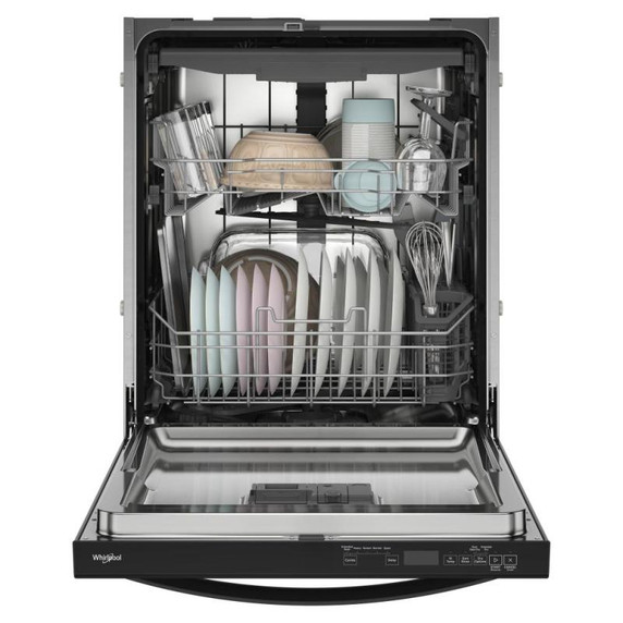 Whirlpool® 44 dBA Dishwasher Flush with Cabinets with 3rd Rack WDT550SAPB
