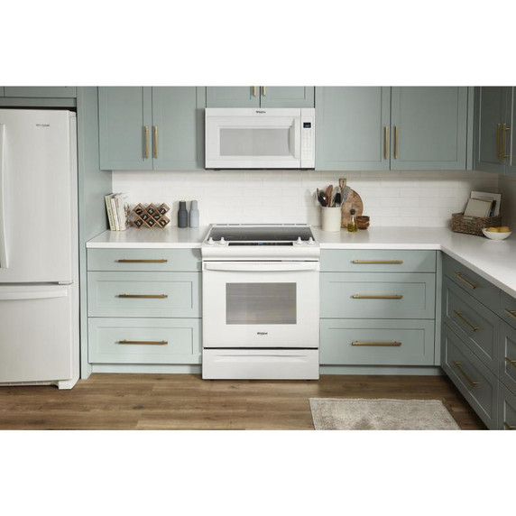 4.8 Cu. Ft. Whirlpool® Electric Range with Frozen Bake™ Technology YWEE515S0LW 4.8 Cu. Ft. Whirlpool® Electric Range with Frozen Bake™ Technology YWEE515S0LW