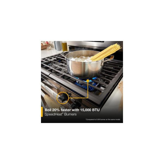 Whirlpool® 30-inch Self Clean Gas Range with No Preheat Mode WFGS3530RB