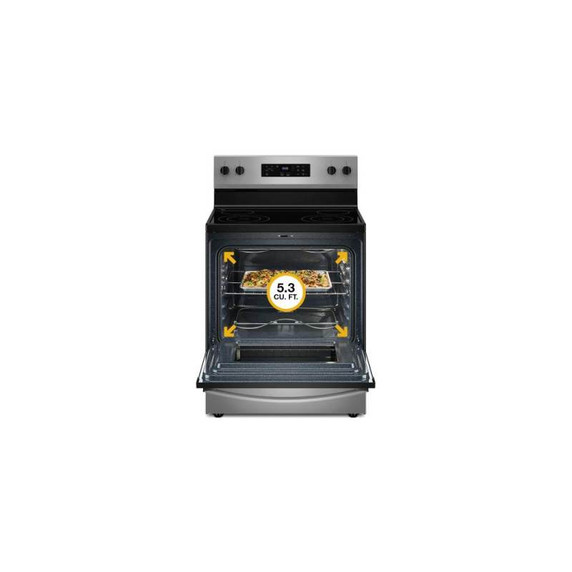 Whirlpool® 30-inch Electric Range with Steam Clean YWFES3330RW