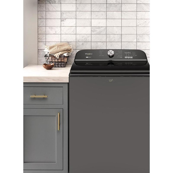 6.0-6.1 Cu. Ft. I.E.C. Whirlpool® Top Load Washer with Removable Agitator WTW6157PB