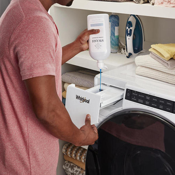 Whirlpool® 5.2 Cu. Ft. I.E.C. Ventless All In One Washer Dryer WFC682CLW