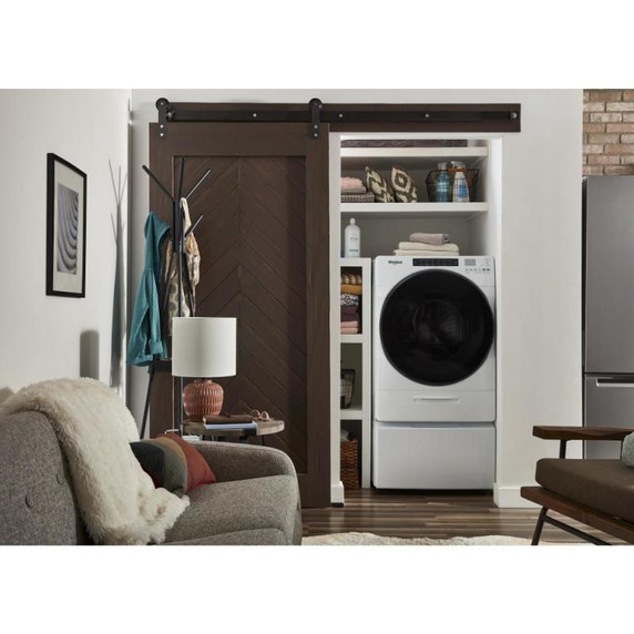 Whirlpool® 15.5" (39.4 cm) Pedestal for Front Load Washer and Dryer with Storage WFP2715HW
