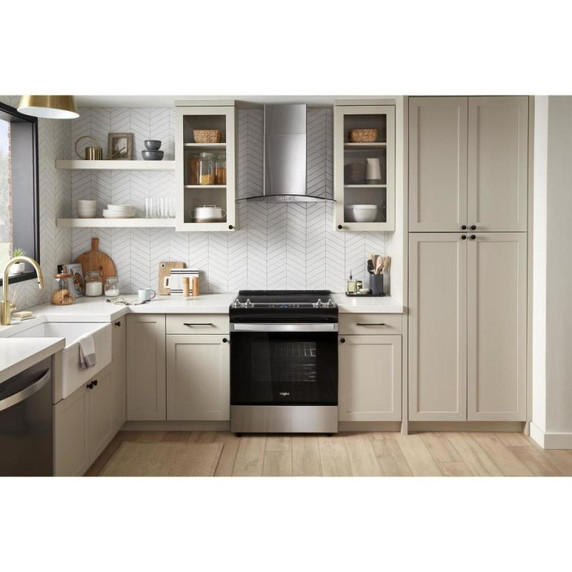 4.8 Cu. Ft. Whirlpool® Electric Range with Frozen Bake™ Technology YWEE515S0LS