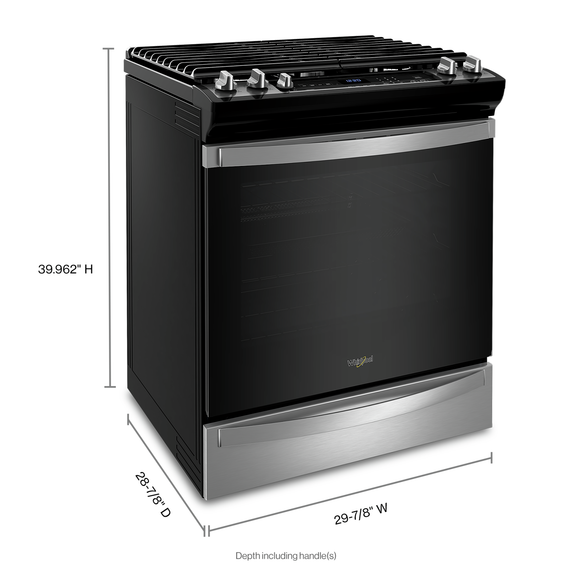 5.8 Cu. Ft. Whirlpool® Gas 7-in-1 Air Fry Oven WEG745H0LZ