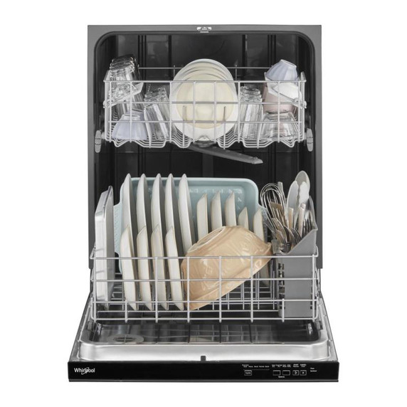 Whirlpool® Quiet Dishwasher with Boost Cycle and Pocket Handle WDP540HAMB